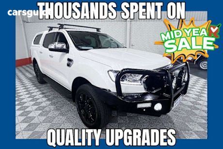 White 2022 Ford Ranger Ute Tray XLT 4X4