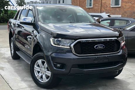 Grey 2021 Ford Ranger Double Cab Chassis Xlt 2.0 (4X4)