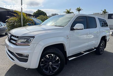 White 2021 Volkswagen Amarok Ute Tray TDI580 HIGHLINE 4X4
