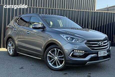 Grey 2016 Hyundai Santa FE SUV HIGHLANDER 4X4
