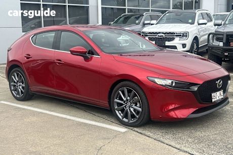 Red 2021 Mazda 3 Hatchback G25 Gt