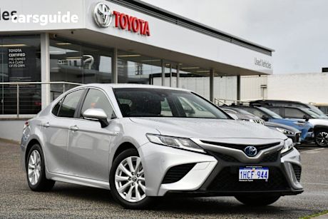 Silver 2020 Toyota Camry Sedan Ascent Sport (Hybrid)