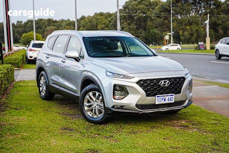 Silver 2020 Hyundai Santa FE Wagon Active (Awd)