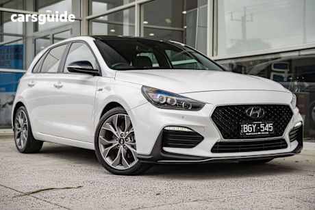 White 2020 Hyundai I30 Hatch N LINE PREMIUM F