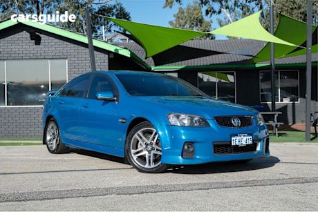 Blue 2012 Holden Commodore Sedan SV6 R