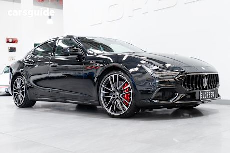 Black 2020 Maserati Ghibli Sedan TROFEO