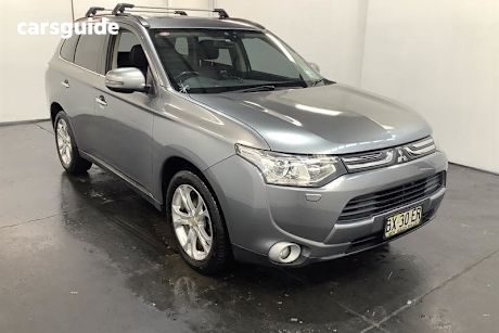 Grey 2013 Mitsubishi Outlander Wagon Aspire (4X4)