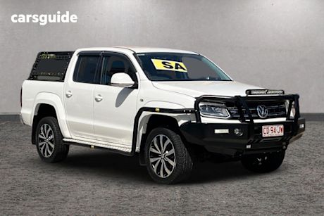 White 2017 Volkswagen Amarok Dual Cab Utility V6 Tdi 550 Highline