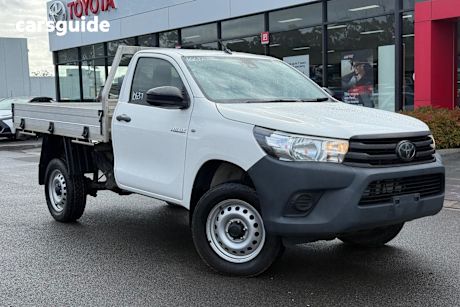 White 2020 Toyota Hilux Ute Tray WORKMATE HI-RIDER R