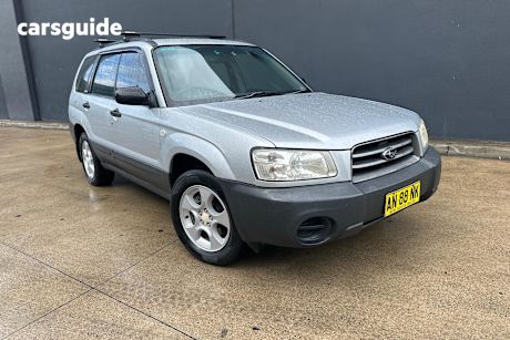 Silver 2003 Subaru Forester SUV XS 4WD