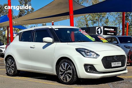 White 2017 Suzuki Swift Hatch GLX TURBO F