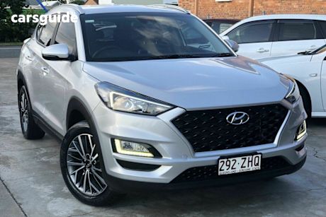 Silver 2019 Hyundai Tucson Wagon Active X (2Wd) Black Int