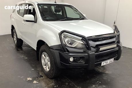 White 2019 Isuzu MU-X Wagon Ls-M (4X4)