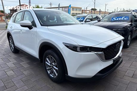 White 2022 Mazda CX-5 Wagon Maxx Sport (Fwd)