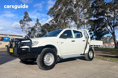 White 2012 Mitsubishi Triton Ute Tray GLX 4X4