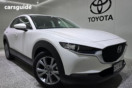 White 2023 Mazda CX-30 Wagon G20 Touring (Fwd)