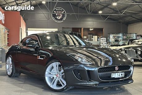 Grey 2014 Jaguar F-Type Coupe V6