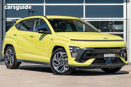 Yellow 2023 Hyundai Kona Wagon N Line