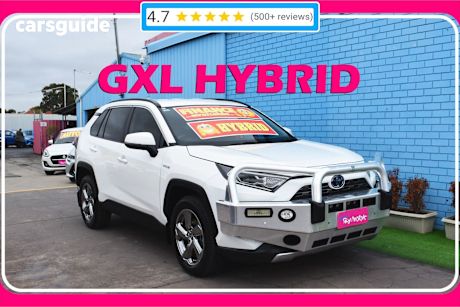 White 2020 Toyota RAV4 Wagon Gxl 2Wd Hybrid