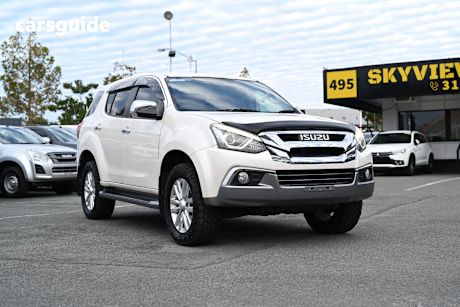 White 2018 Isuzu MU-X SUV LS-U 4X4