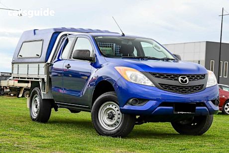 Blue 2012 Mazda BT-50 Freestyle Cab Chassis Xt (4X2)