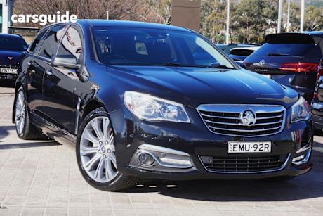 Black 2015 Holden Calais Sportswagon V