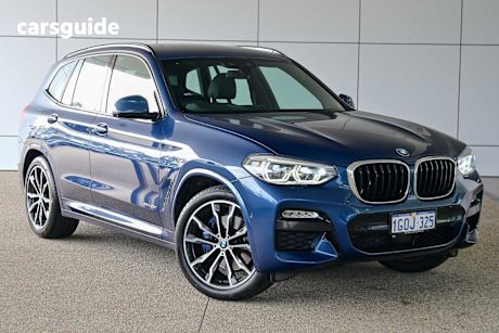 Blue 2018 BMW X3 SUV XDRIVE30I 4X4