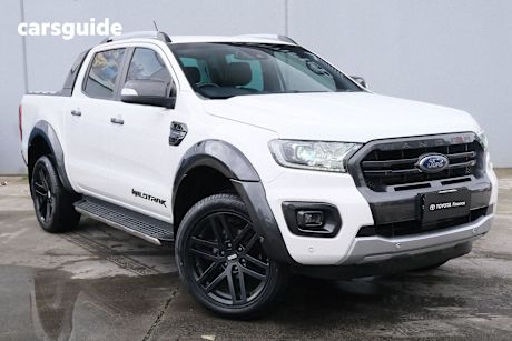 White 2021 Ford Ranger Double Cab Pick Up Wildtrak 2.0 (4X4)