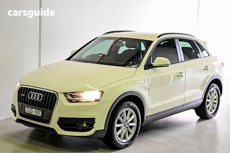 White 2013 Audi Q3 Wagon 2.0 Tfsi Quattro (125Kw)