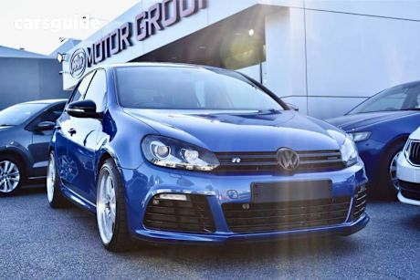 Blue 2013 Volkswagen Golf Hatchback R