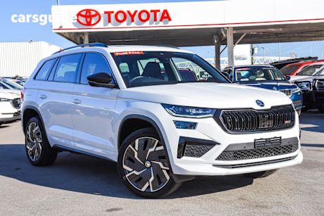 White 2022 Skoda Kodiaq Wagon Rs (4X4)