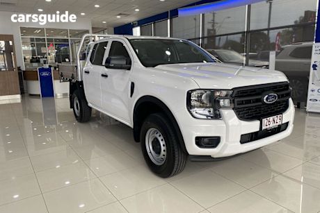 White 2025 Ford Ranger Double Cab Chassis Xl 2.0 (4X4)