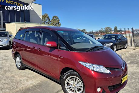 Red 2010 Toyota Tarago Wagon Gli V6