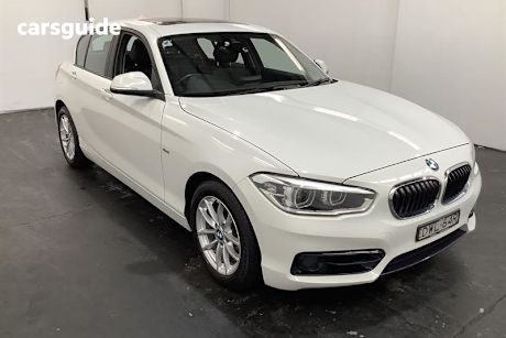 White 2018 BMW 118I Hatchback Sport Line