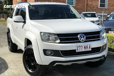 White 2014 Volkswagen Amarok Dual Cab Utility Tdi400 Highline (4X4)