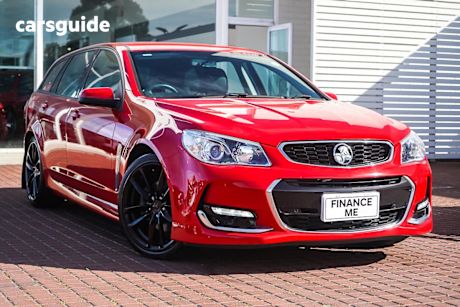 Red 2017 Holden Commodore Sportswagon Sv6