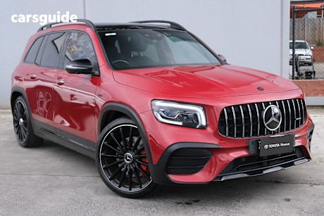 Red 2021 Mercedes-Benz GLB35 Wagon 4Matic