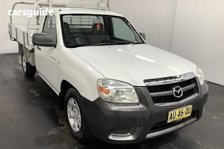 White 2008 Mazda BT-50 Cab Chassis B2500 Dx