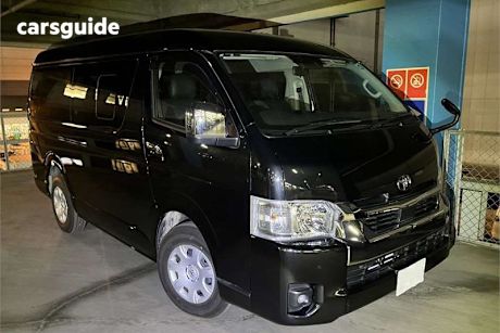 Black 2022 Toyota HiAce Commercial VAN COMMUTER GL