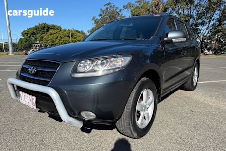 Grey 2008 Hyundai Santa FE Wagon Slx Crdi (4X4)