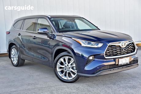 Blue 2023 Toyota Kluger SUV GRANDE 4X4