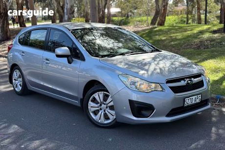 Silver 2012 Subaru Impreza Hatchback 2.0I (Awd)