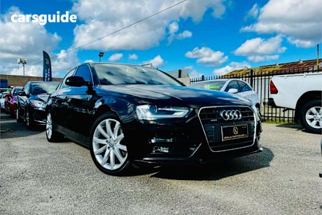 Black 2012 Audi A4 Sedan 2.0 Tfsi Quattro