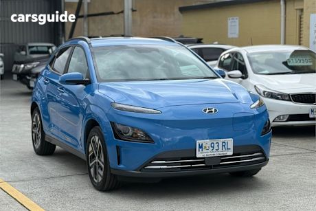 Blue 2022 Hyundai Kona SUV ELECTRIC ELITE F