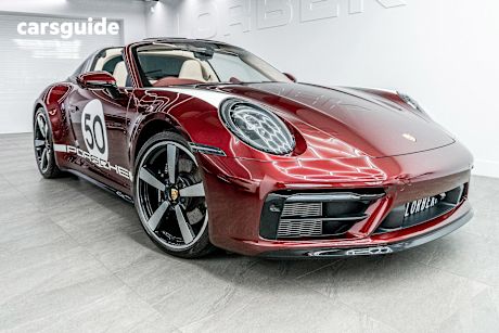 Red 2021 Porsche 911 Targa Targa 4S Heritage Design Edtn