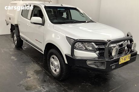 White 2019 Holden Colorado Crew Cab Chassis Ls (4X4)