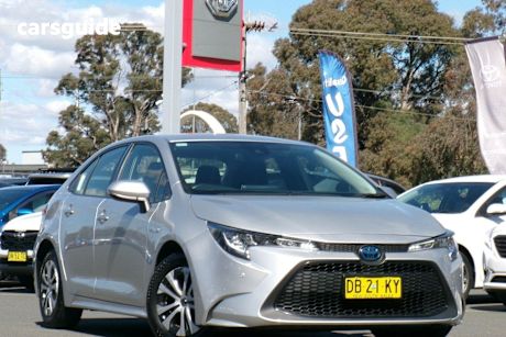 Silver 2021 Toyota Corolla Sedan Ascent Sport (Hybrid)