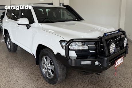 White 2025 Toyota Landcruiser Wagon Lc300 Gx (4X4)