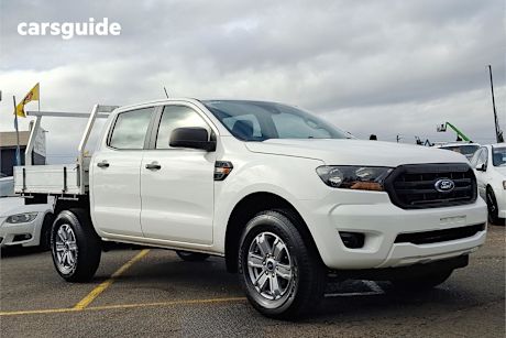 White 2020 Ford Ranger Double Cab Chassis Xl 3.2 (4X4)