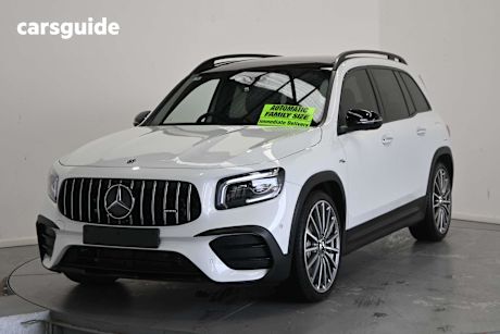 White 2022 Mercedes-Benz GLB35 Wagon 4Matic